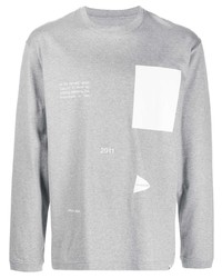 And Wander Graphic Print Long Sleeved T Shirt