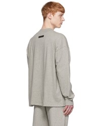 Essentials Gray 1977 Long Sleeve T Shirt