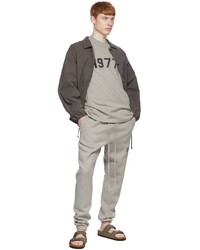 Essentials Gray 1977 Long Sleeve T Shirt