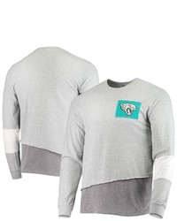 REFRIED APPAREL Gray Jacksonville Jaguars Sustainable Angle Long Sleeve T Shirt