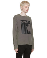 Stolen Girlfriends Club Gray Organic Cotton T Shirt