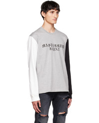 Mastermind Japan Gray Printed Long Sleeve T Shirt
