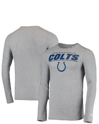 New Era Heathered Gray Indianapolis Colts Combine Authentic Stated Long Sleeve T Shirt In Heather Gray At Nordstrom