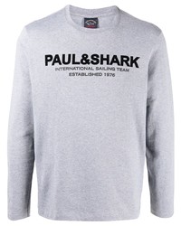 Paul & Shark Knitted Logo Long Sleeve Top