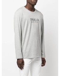 Polo Ralph Lauren Logo Print Long Sleeved T Shirt
