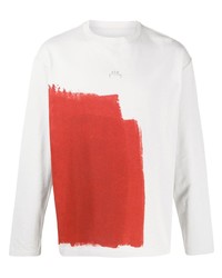 A-Cold-Wall* Long Sleeve Abstract Print Top