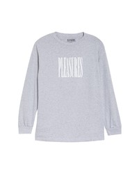 Pleasures Long Sleeve Graphic Logo T Shirt