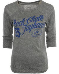 Royce Apparel Inc Long Sleeve Kansas Jayhawks Graphic T Shirt