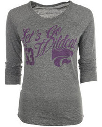 Royce Apparel Inc Long Sleeve Kansas State Wildcats Graphic T Shirt