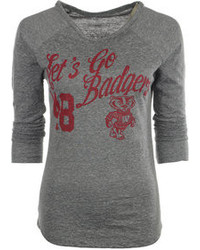 Royce Apparel Inc Long Sleeve Wisconsin Badgers Graphic T Shirt
