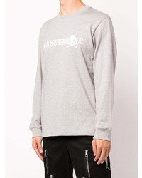 Mastermind World Skull Logo Print Long Sleeve Top