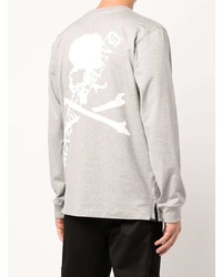 Mastermind World Skull Logo Print Long Sleeve Top