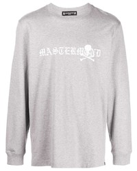 Mastermind World Skull Logo Print Long Sleeve Top