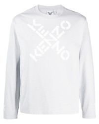 Kenzo X Logo Print T Shirt