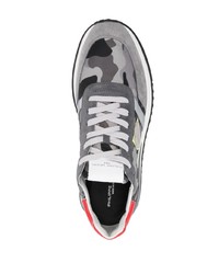Philippe Model Paris Tropez 21 Printed Lace Up Sneakers