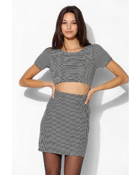 Sparkle & Fade Front Cutout Stripe Dress