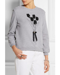 Mother of Pearl Berg Embellished Cotton Jersey Sweatshirt