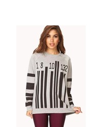 Forever 21 Barcode Sweatshirt