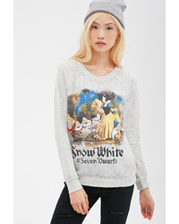 Forever 21 Snow White Raglan Sweatshirt