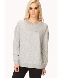 Forever 21 Street Chic Quilted Sweatshirt