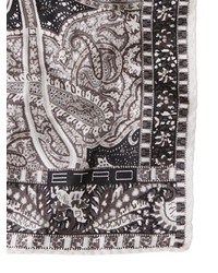 Etro Paisley Printed Silk Satin Pocket Square