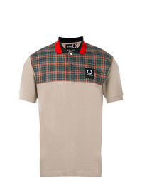 Raf Simons X Fred Perry Check Print Polo Shirt