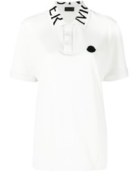 Moncler Logo Print Polo Shirt