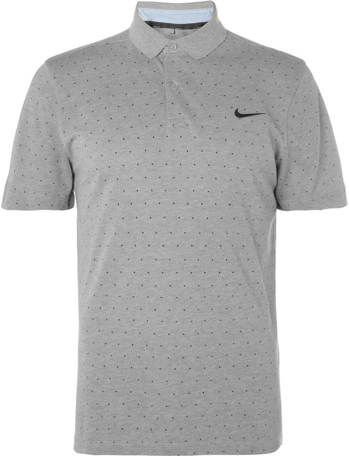 ... Polos Nike Nike Golf Slim-Fit Printed Dri-FIT Piqu� Golf Polo Shirt