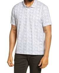 Bugatchi Ooohcotton Tech Geo Print Knit Polo