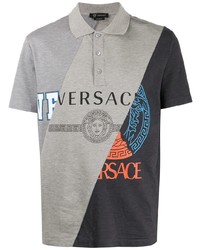Versace Panelled Polo Shirt