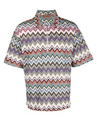 Missoni Zigzag Print Polo Shirt