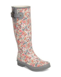 Chooka Julia Floral Waterproof Rain Boot