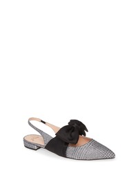 J.Crew Gwen Slingback Flat With Bow