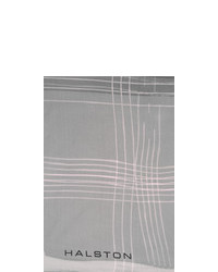 Halston Heritage Grid Printed Silk Chiffon Scarf