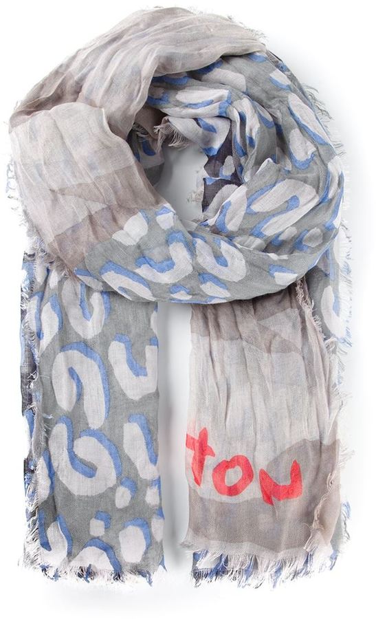 lv print scarf for women
