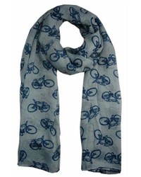 Pink Poodle Boutique Bicycle Print Scarf