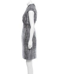 Rubin Singer Sheath Abstract Print Dress