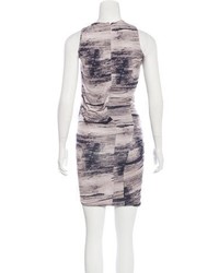 Torn By Ronny Kobo Sleeveless Abstract Print Dress