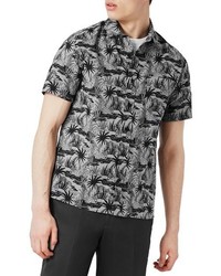Topman Cheetah Print Shirt