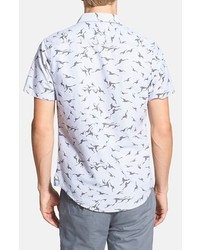 1901 Short Sleeve Bird Print Shirt