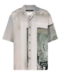 Song For The Mute Abstract Print Shirt
