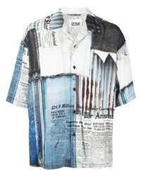 Izzue All Over Graphic Print Shirt