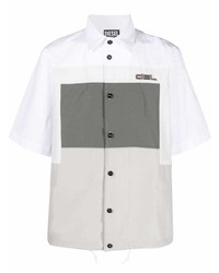 Diesel Embroidered Logo Colour Block Shirt