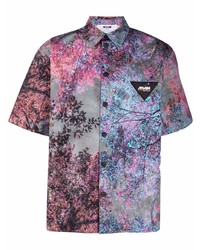 MSGM Floral Short Sleeve Shirt