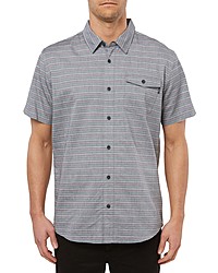 O'Neill Icon Stripe Short Sleeve Button Up Shirt