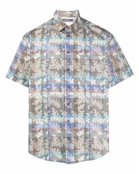 Moschino Leaf Print Short Sleeved Shirt