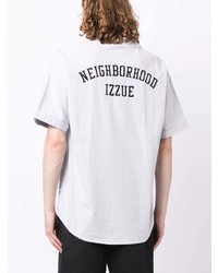 Izzue Lettering Patch Short Sleeve Shirt