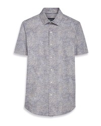 Bugatchi Ooohcotton Tech Button Up Shirt In Sand At Nordstrom