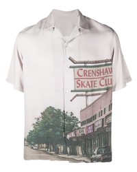 CRENSHAW SKATE CLUB X Browns Square Shirt
