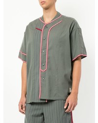 Facetasm X Panelled Baseball Shirt